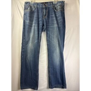 Seven7 Jeans 34x28 Boot Fit Y2K Dark Wash Cowboy Western